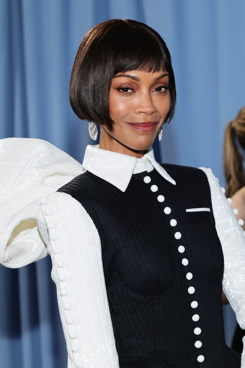 Zoe Saldaña attends the 2025 Met Gala Celebrating 