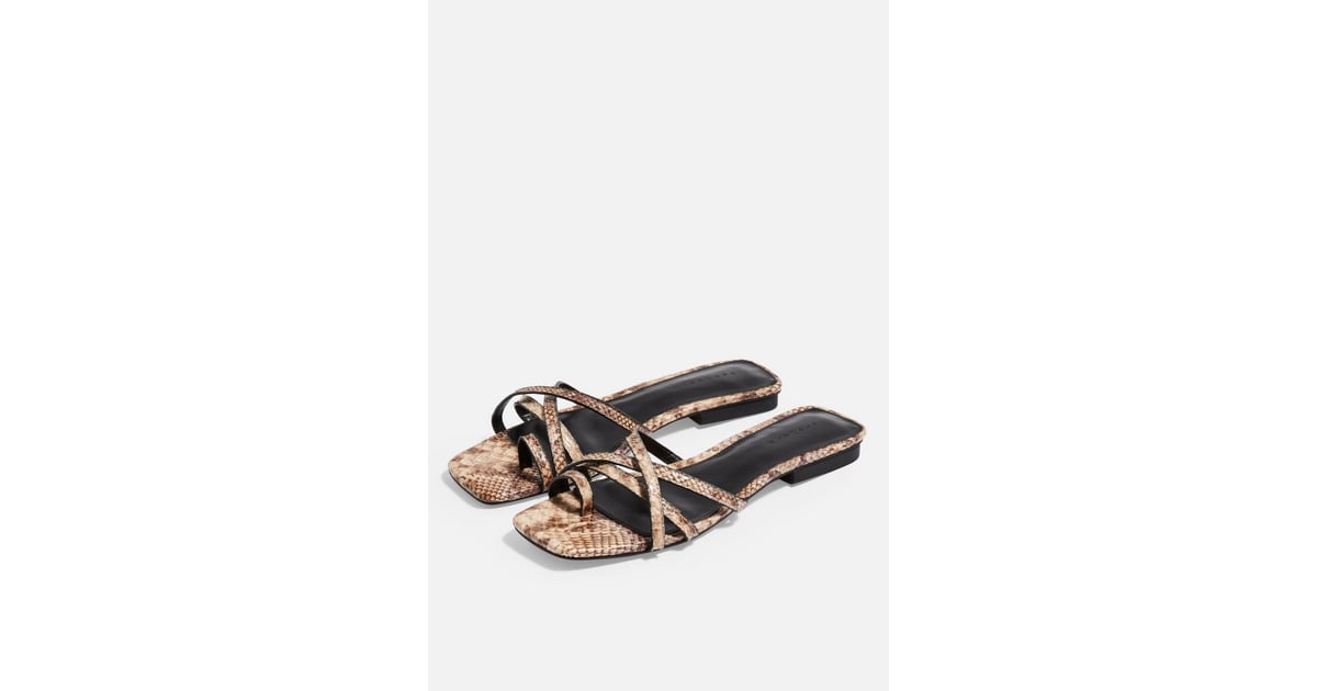 TopShop Leather Sandals | Mercari