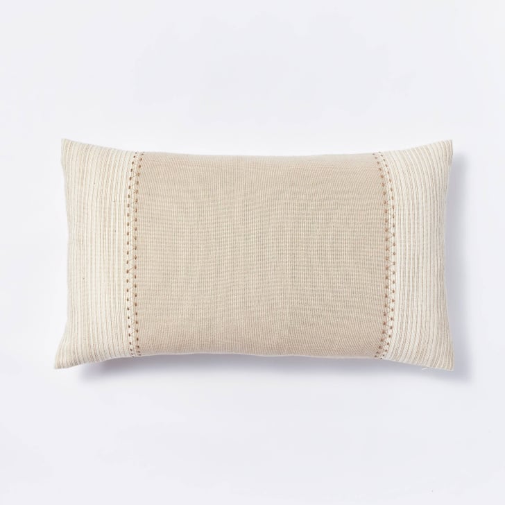 A Versatile Pillow Threshold x Studio McGee Oversized Striped Lumbar