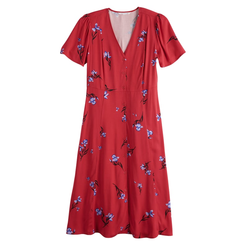 POPSUGAR Button-Up Midi Dress