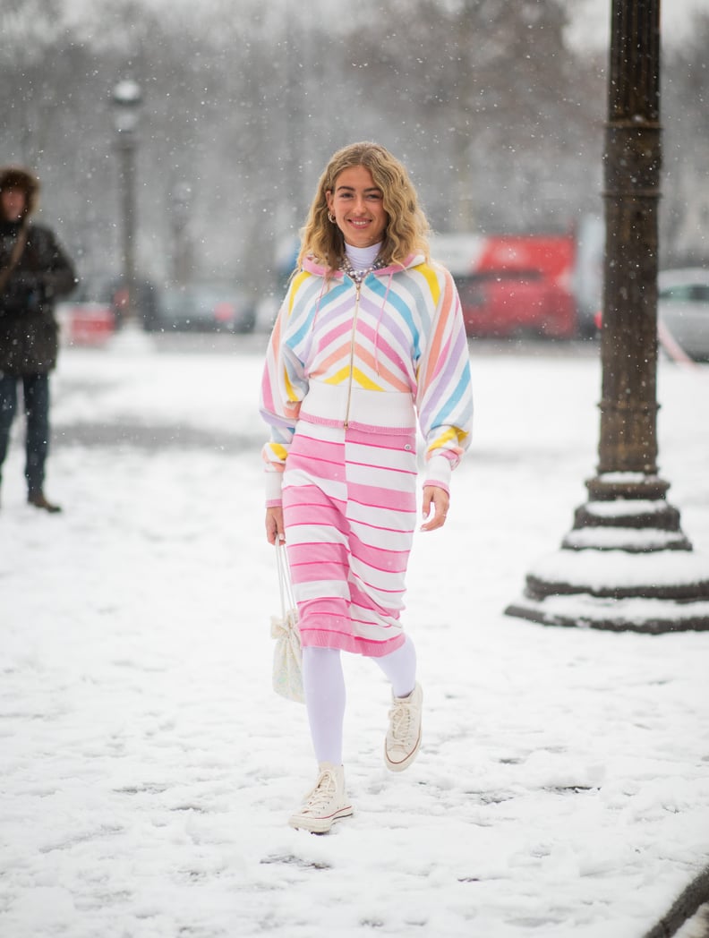 A White Pair For Snow-ordination With Candy Colours