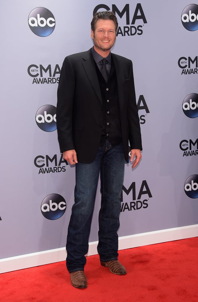 Blake Shelton and Miranda Lambert at the CMA Awards 2014