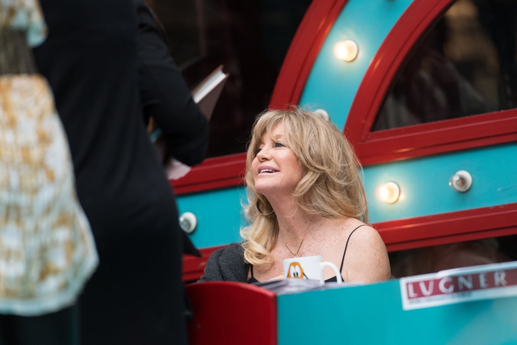 Goldie Hawn and Richard Lugner in Vienna February 2017