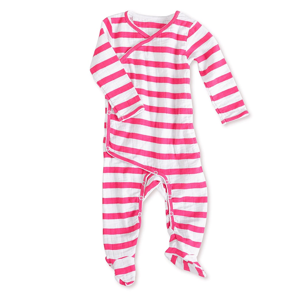 Aden + Anais Shocking Pink Blazer Stripe Kimono One-Piece ($30)