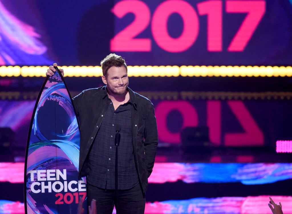 Chris Pratt at the 2017 Teen Choice Awards