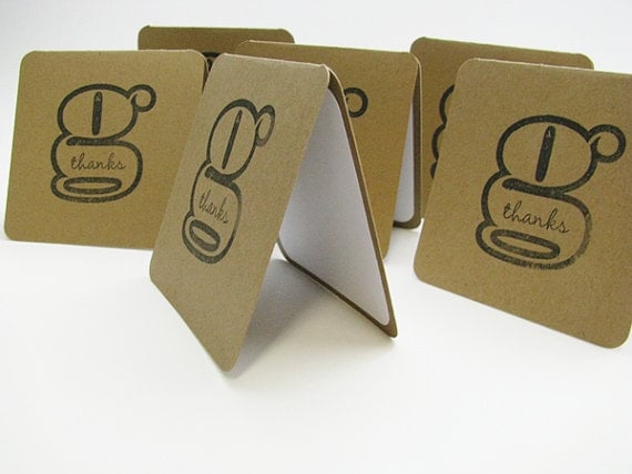 Mini Thank-You Note Cards