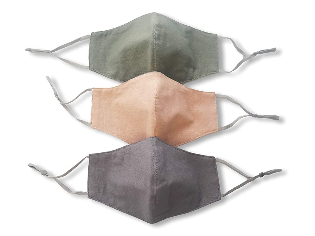 HOPE LOVE SHINE Store Grey Green Peach Face Masks