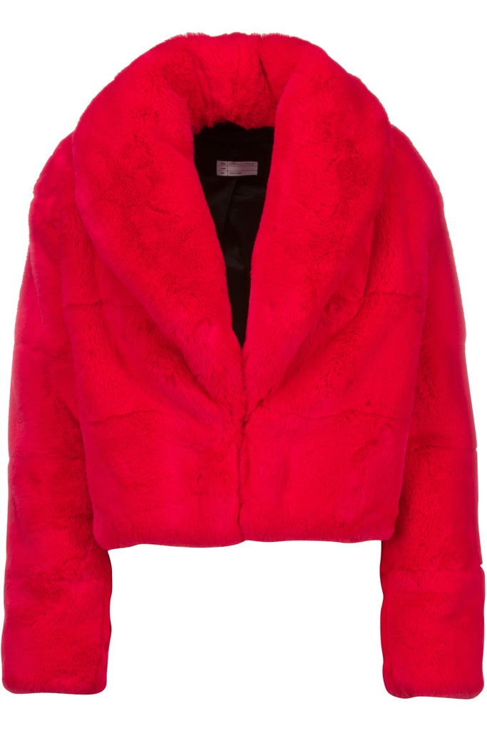 Kendall + Kylie Faux Fur Coat ($395)