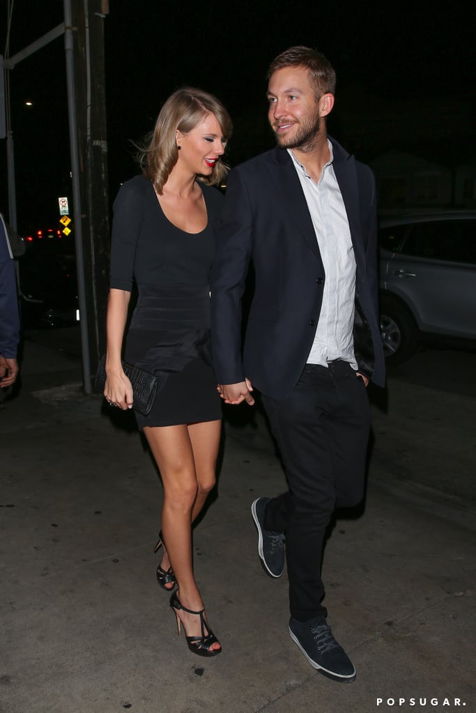 Taylor Swift and Calvin Harris at Gjelina