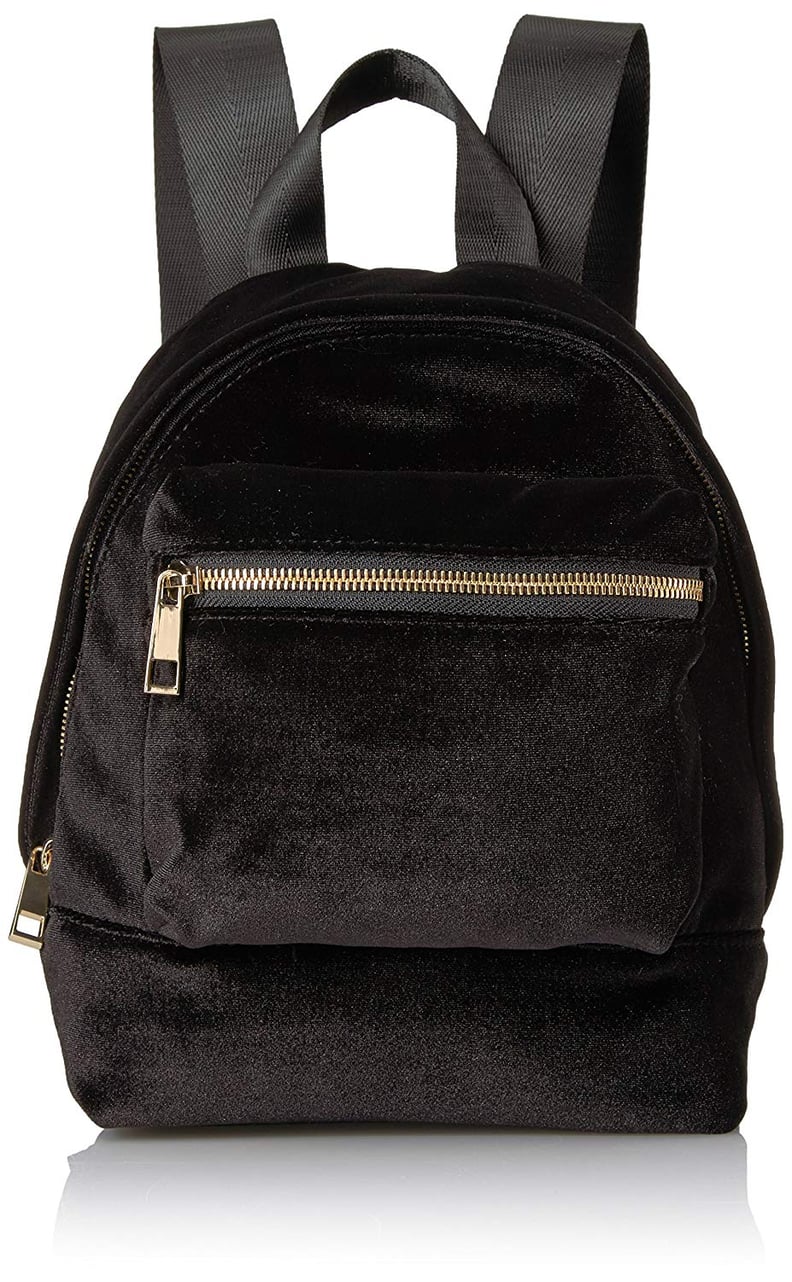 Shop Similar: The Fix Piper Mini Velvet Backpack