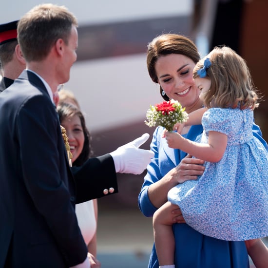 Princess Charlotte Giving Handshake in Germany