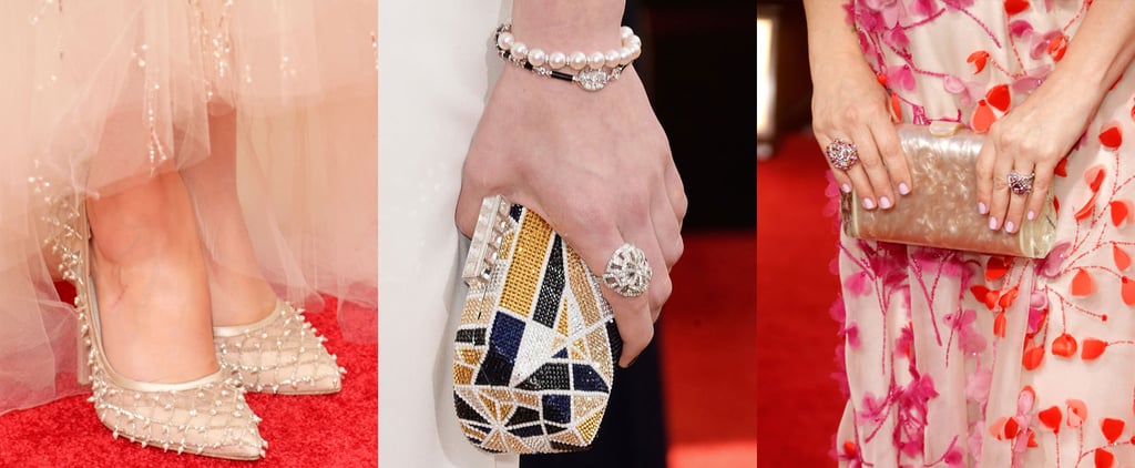 Golden Globes 2014 Shoes and Jewelry on Red Carpet
