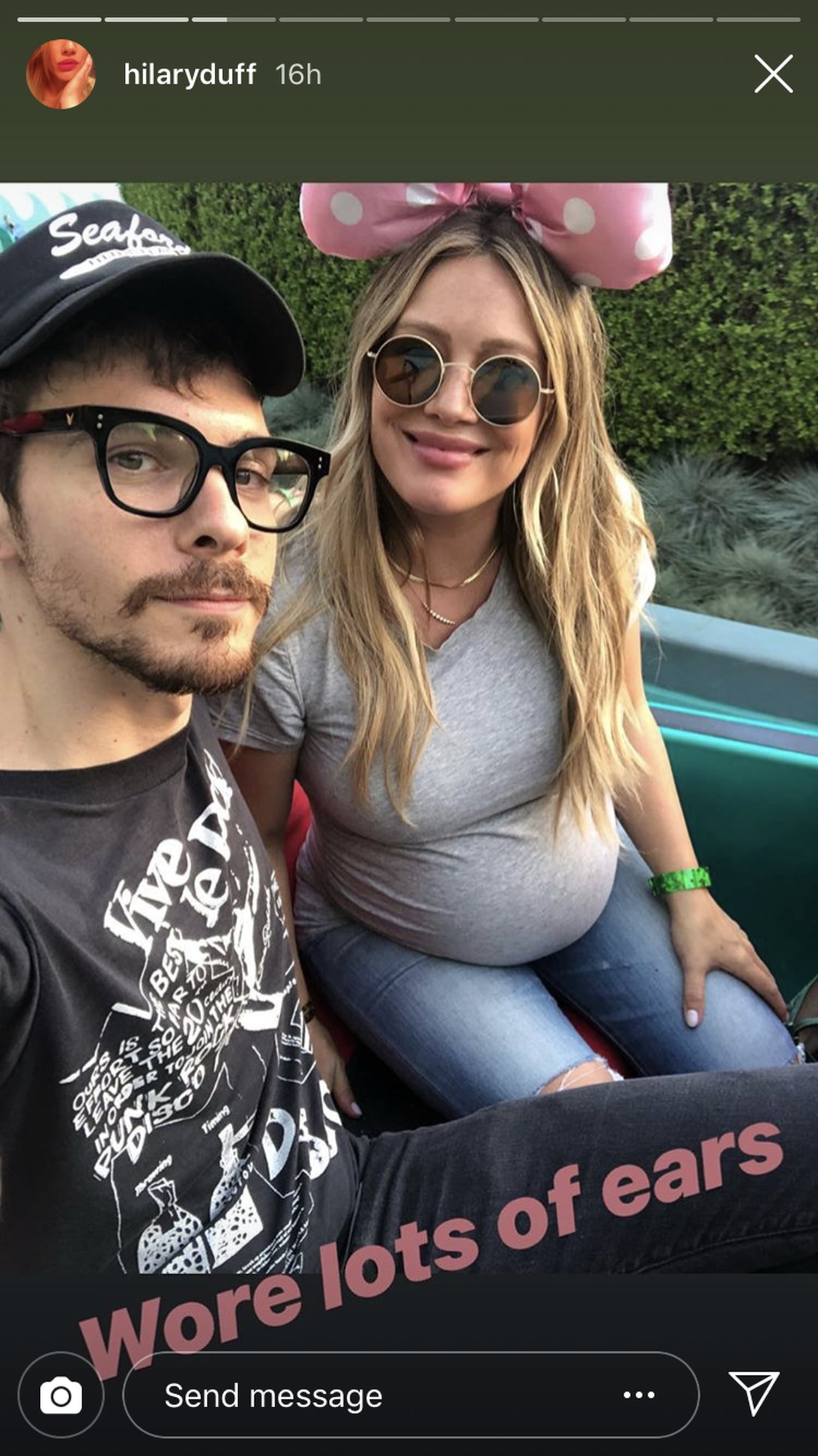 Hilary Duff Spends Birthday at Disneyland 2018 | POPSUGAR Celebrity