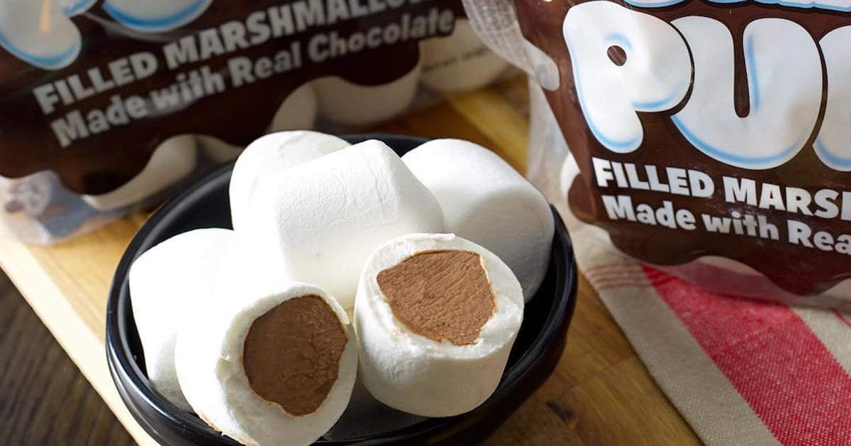 Stuffed Puffs ChocolateFilled Marshmallows POPSUGAR Food