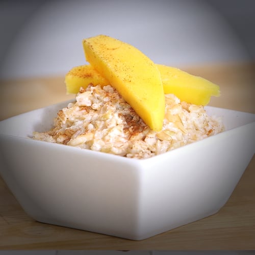 Coconut Mango Rice Pudding | POPSUGAR Food