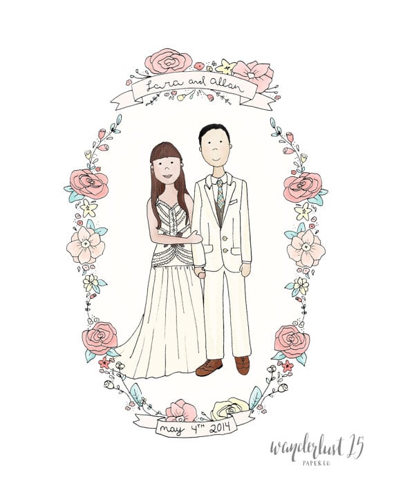 Custom Wedding Portrait