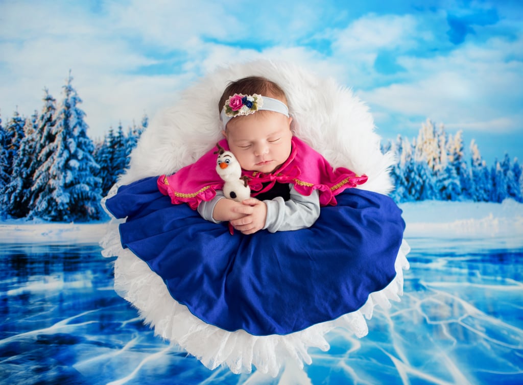 Frozen Newborn Photo Shoot