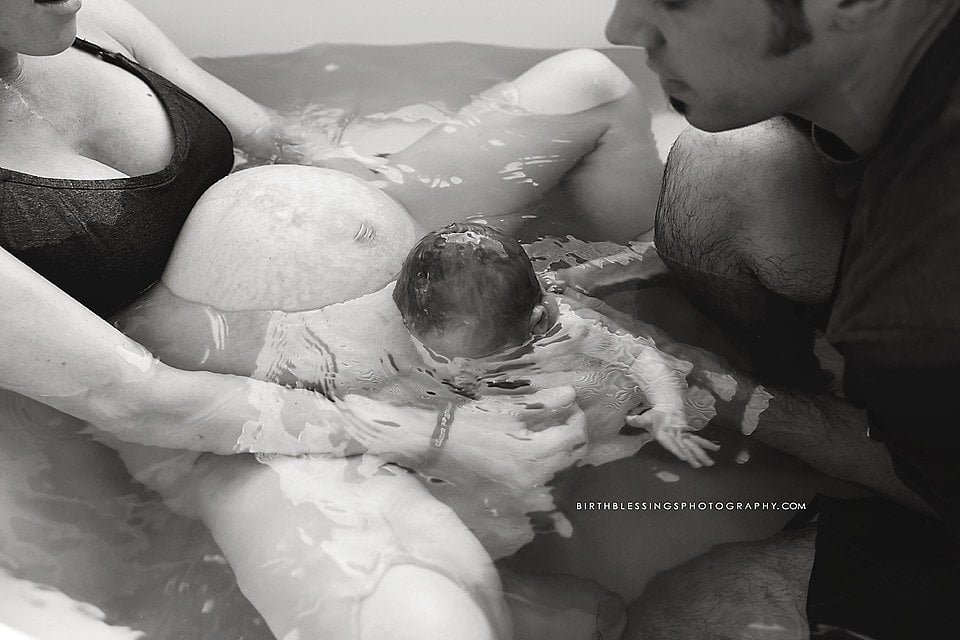 Photos of Water Births