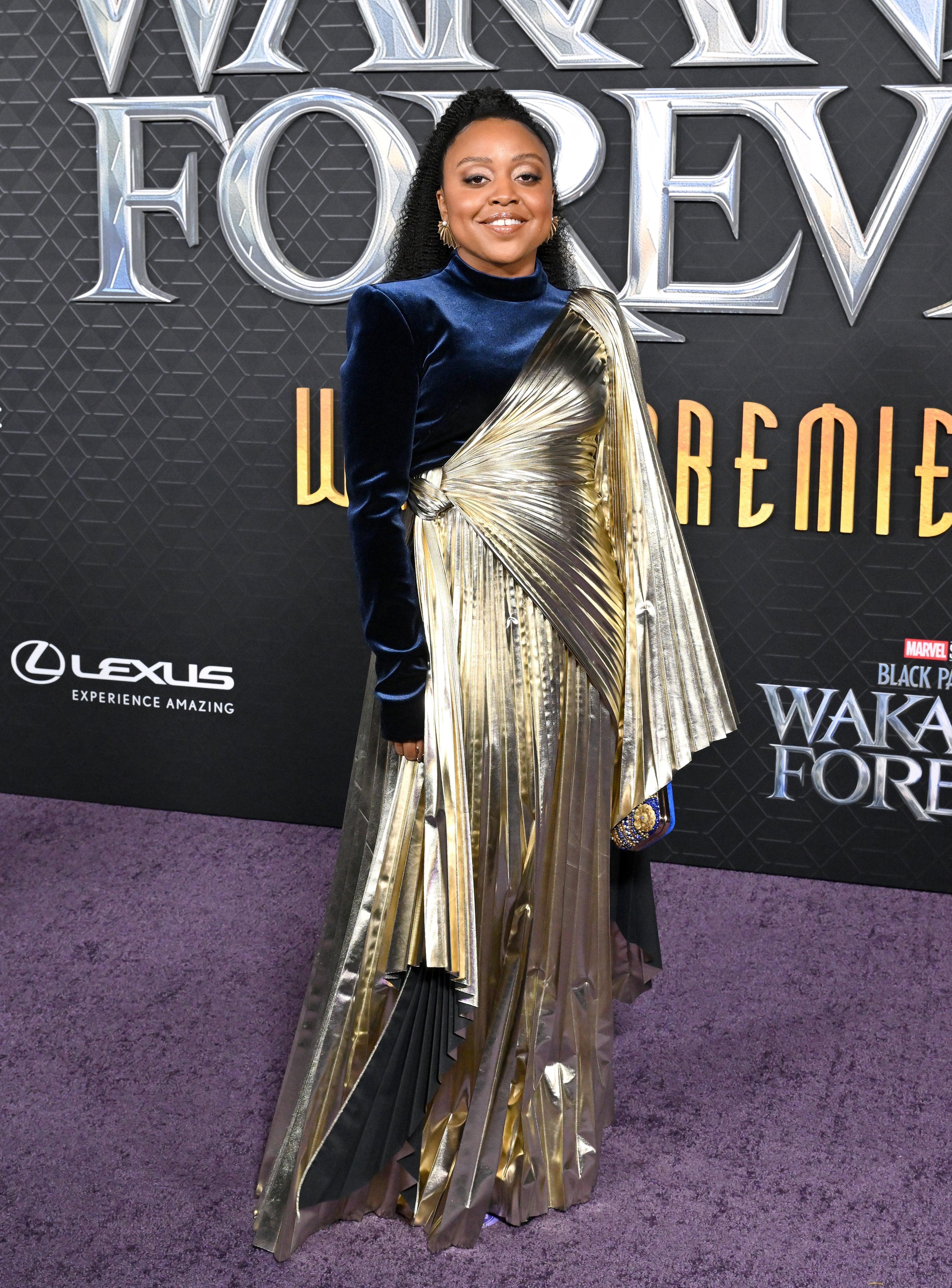 Mom and dad enjoyed - Image 1 from Rihanna And A$AP Rocky Step Out In  Matching Stylish Looks For The 'Black Panther: Wakanda Forever' Premiere