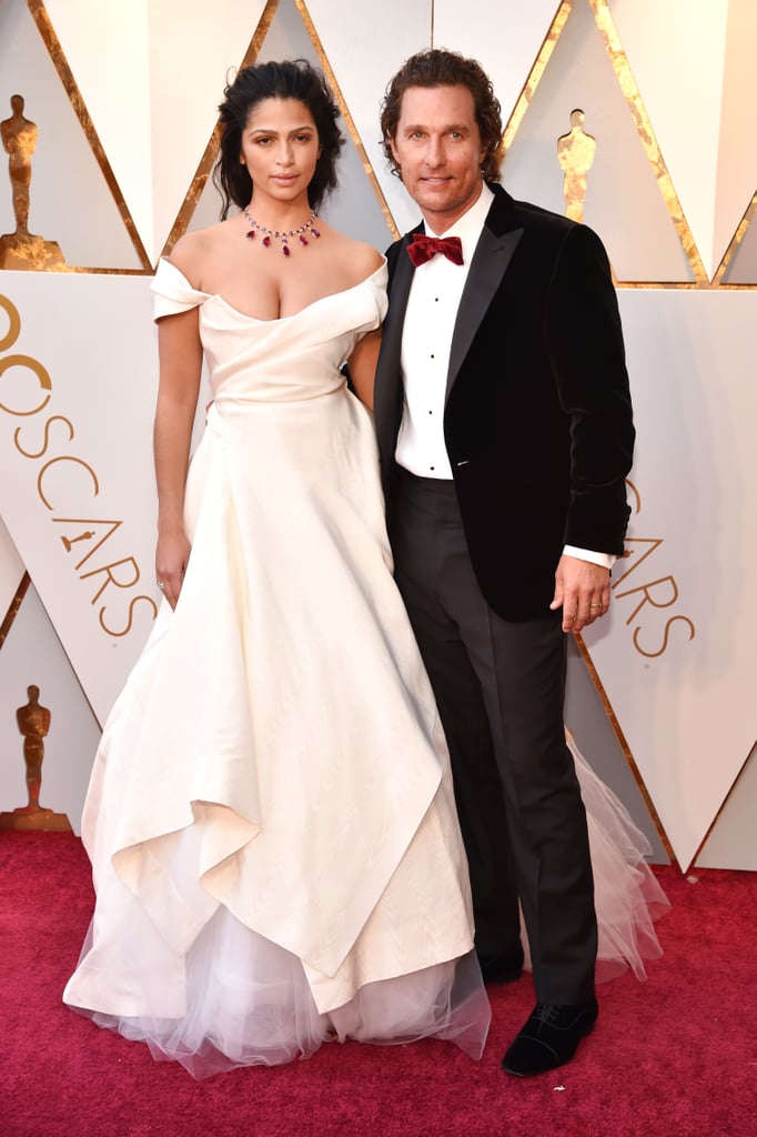 Matthew MCconaughey and Camila Alves at the 2018 Oscars