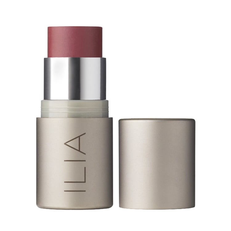 "Cheeks are [Ilia Beauty] A Fine Romance Multi-Stick which is gluten-free."
Ilia Beauty A Fine Romance Multi-Stick ($34)