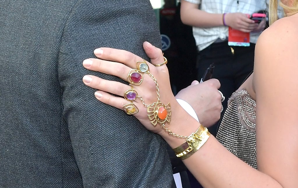 Scarlett Johansson and Brie Larson Infinity Stone Jewellery