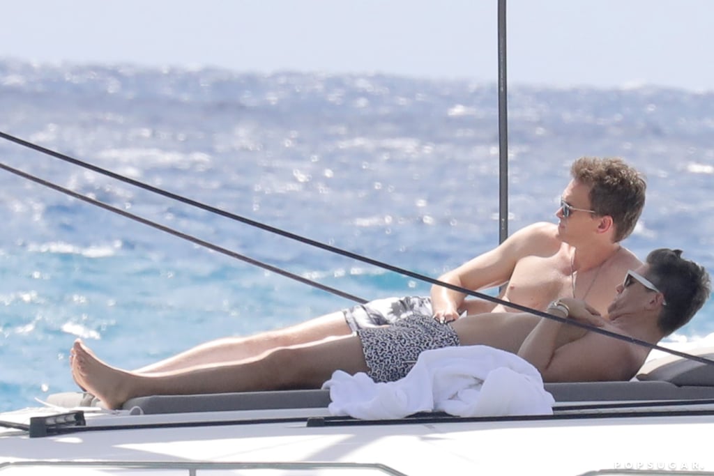Neil Patrick Harris and David Burtka on a Yacht March 2017