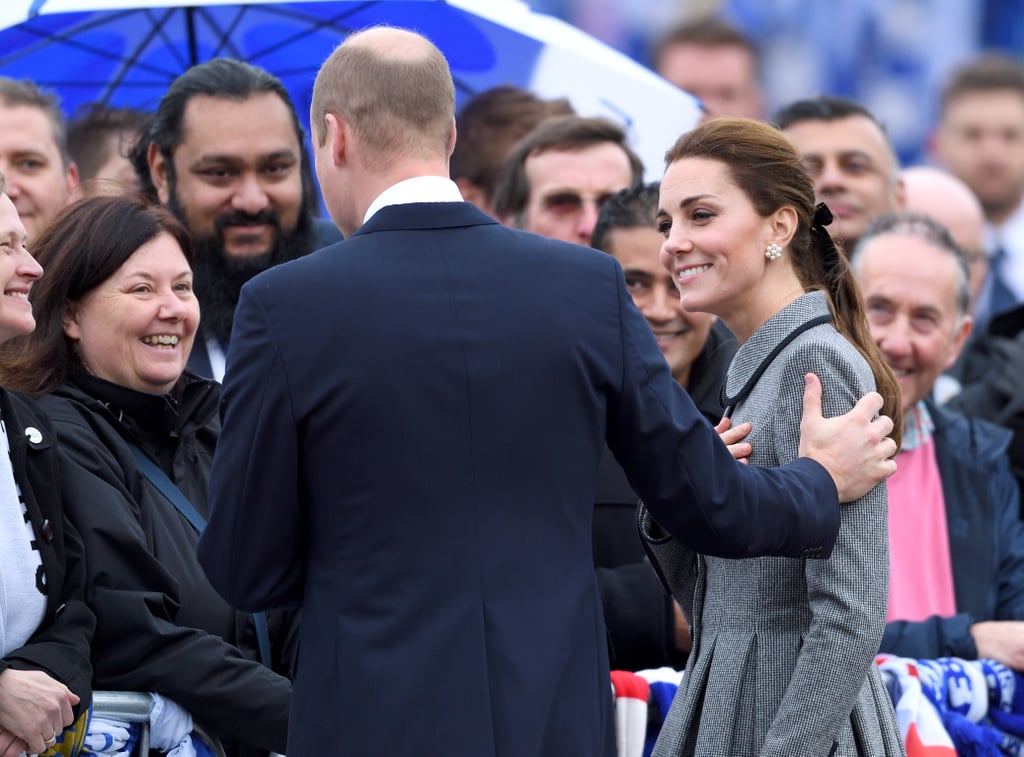 Prince William Touching Kate Middleton's Back Pictures