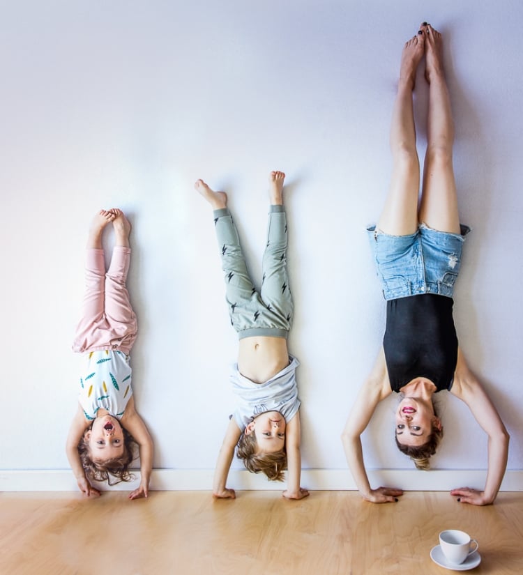 Defying Gravity Family Photo Shoot