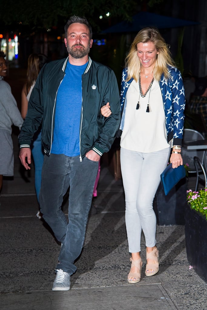 Ben Affleck and Lindsay Shookus at the US Open