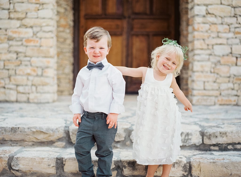 Adorable Flower Girls and Ring Bearers Kissing POPSUGAR Family Photo 8