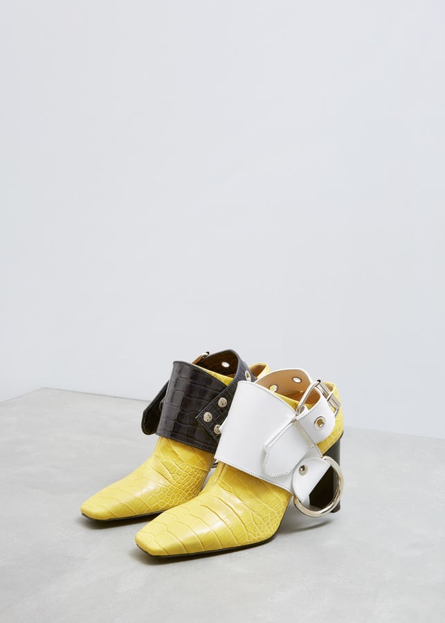 Alyx Yellow Cocco Sling Heel