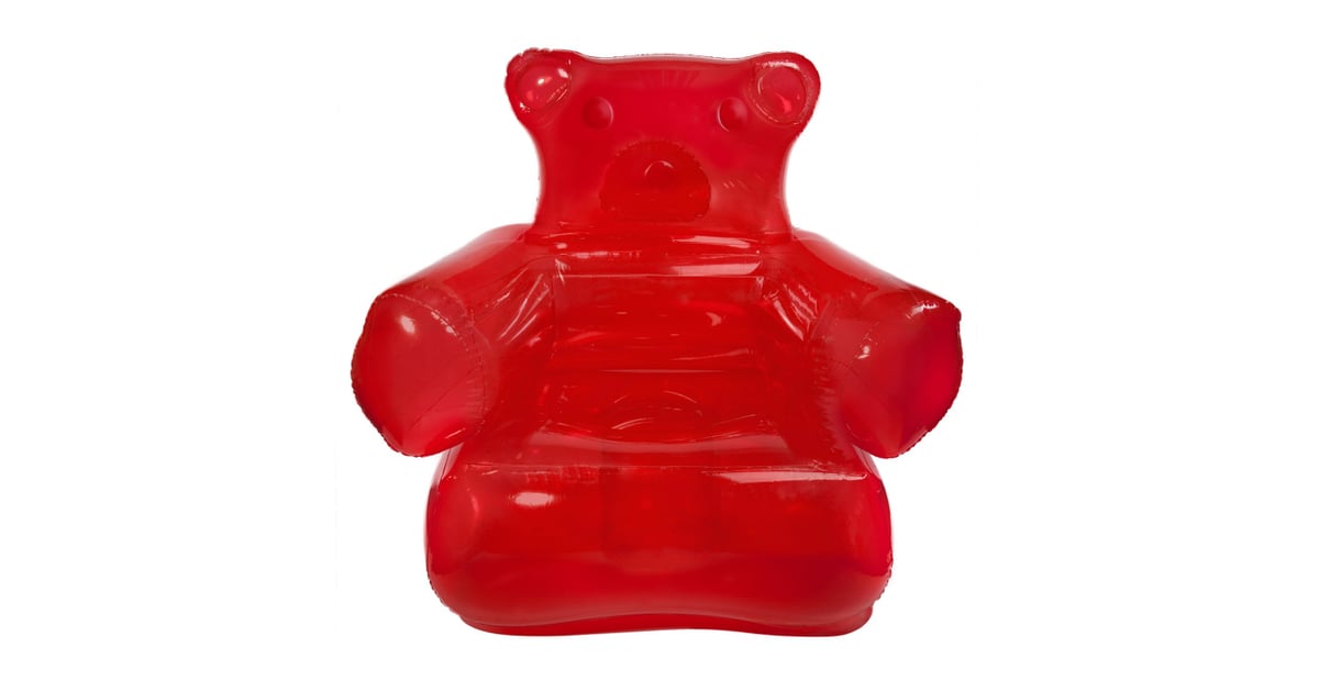 Inflatable Red Gummy Chair With Pump Inflatable Gummy Bear Chair From