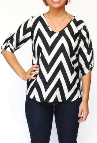 Chevron Blouse