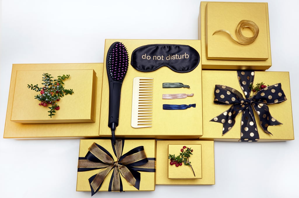 Digital Straightening Brush and Travel Kit