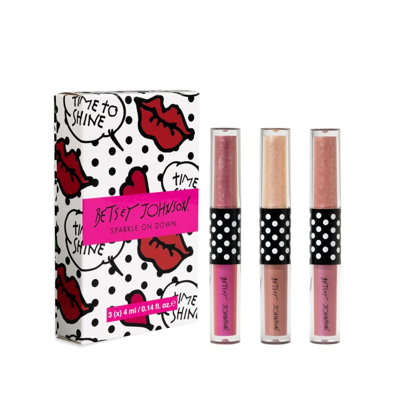 Betsey Johnson Sparkle On Down Double Ended Lip Gloss