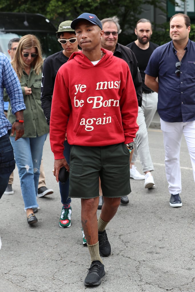 Pharrell Williams at Wimbledon 2019