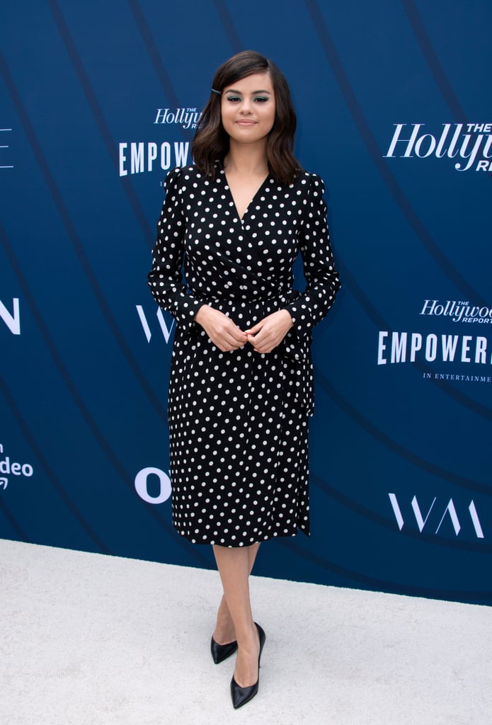 Selena Gomez Polka-Dot Dress