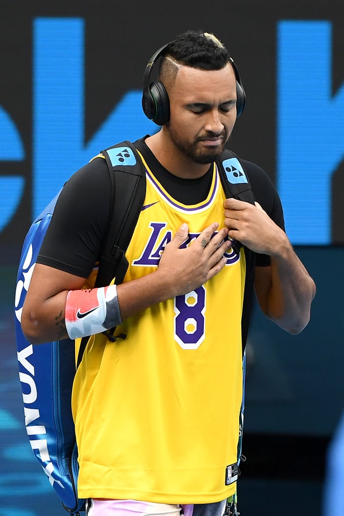 Tennis Players Honour Kobe Bryant at the Australian Open