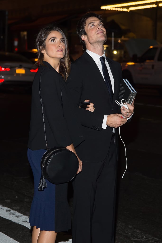Nikki Reed Ian Somerhalder Look at Supermoon Pictures