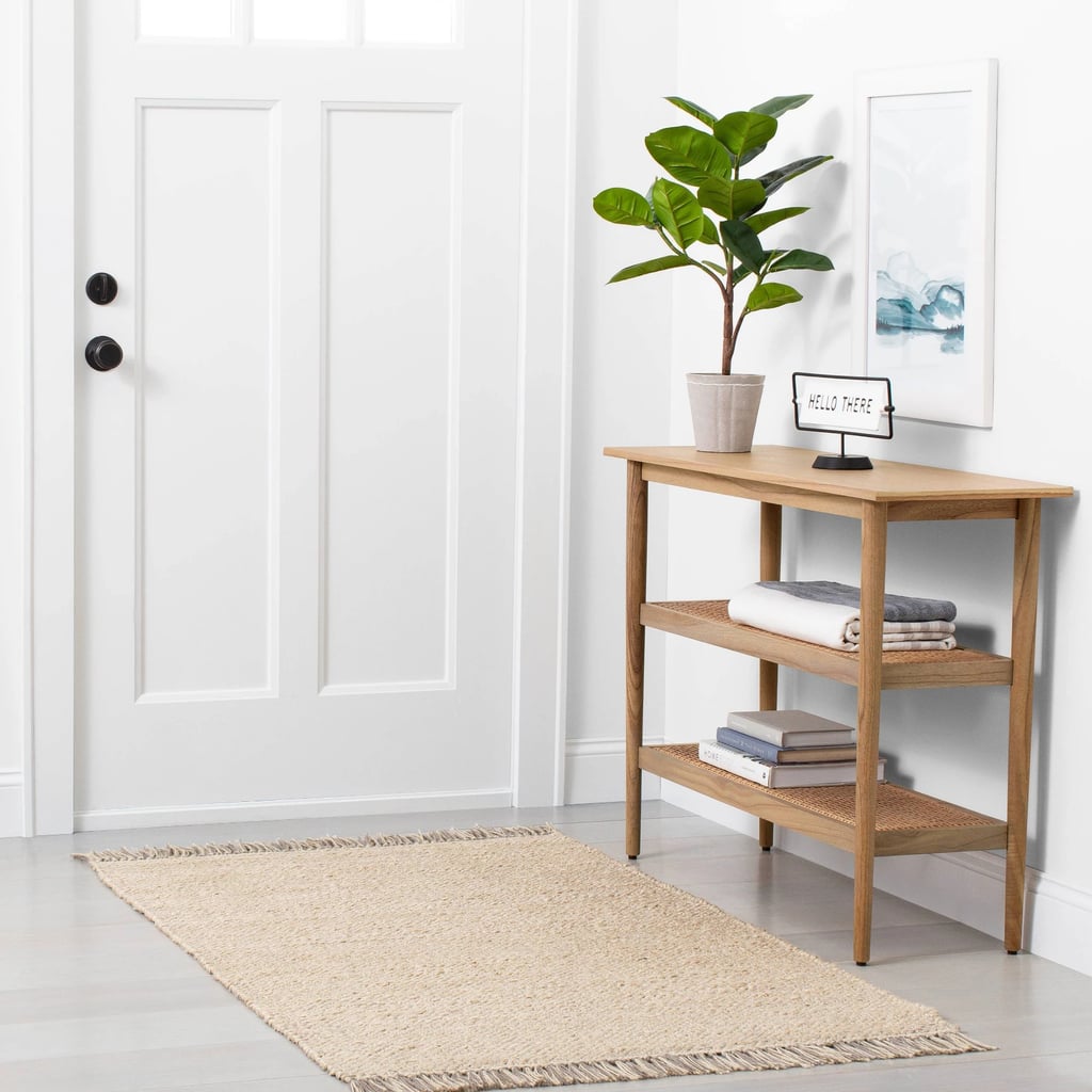 Hearth & Hand With Magnolia Wood Cane Console Table