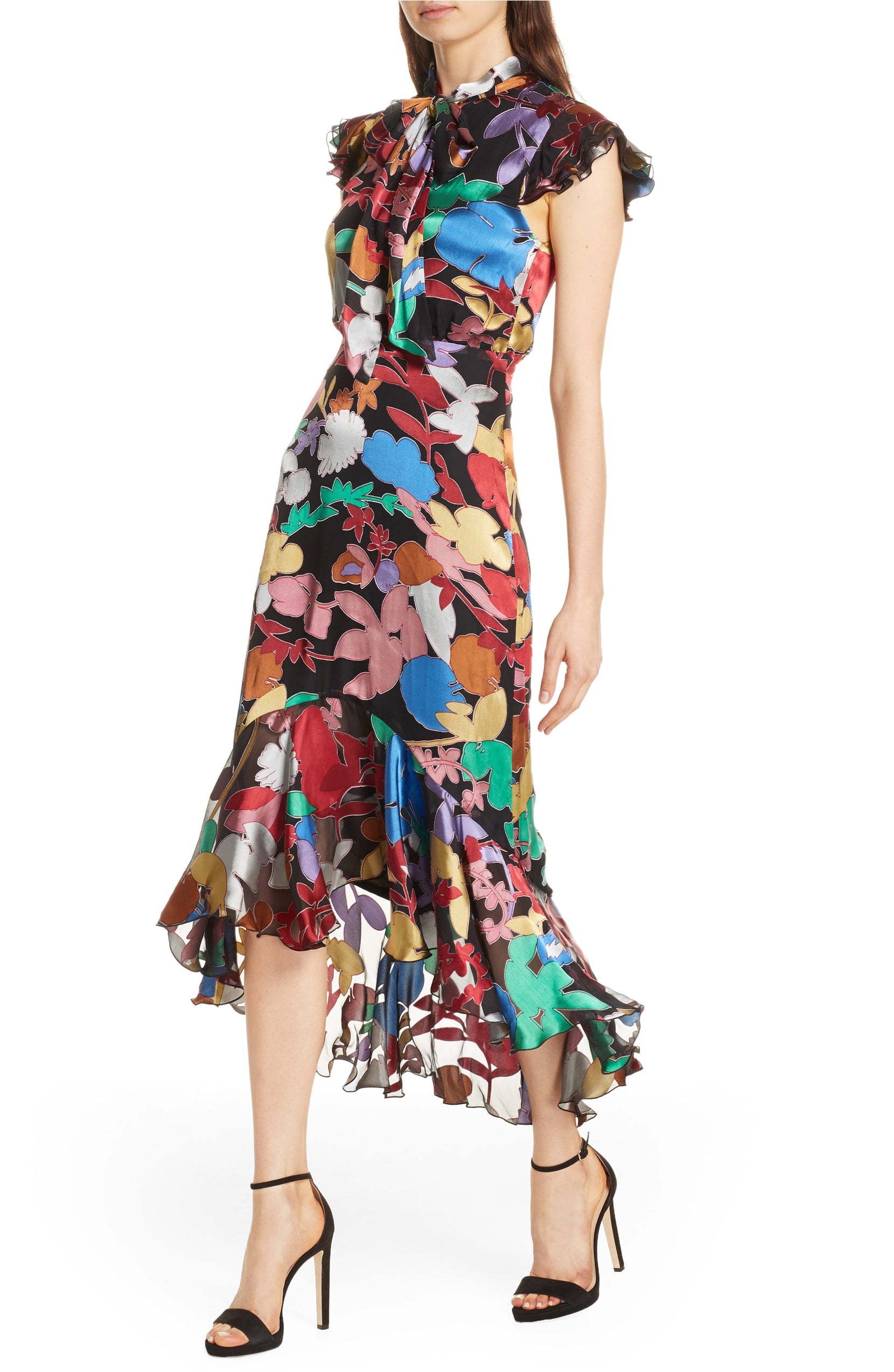 ruffle dress for wedding guest