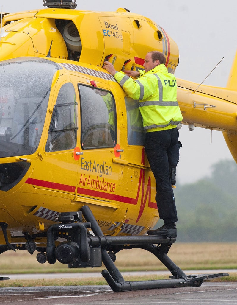 By July 13, It Was Back to Work at His New Helicopter Ambulance Job