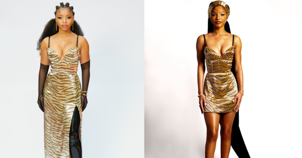 Chloe x Halle Wore Coordinated Gold Louis Vuitton Looks at the Grammys