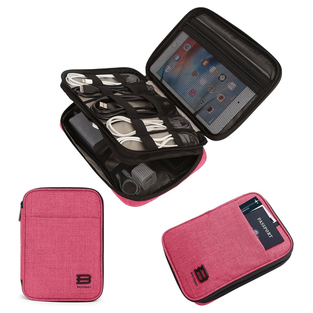 DoubleLayer Travel Cable Organizer Electronics Accessories Case