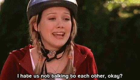 Then: Missing your friends in between classes so much.