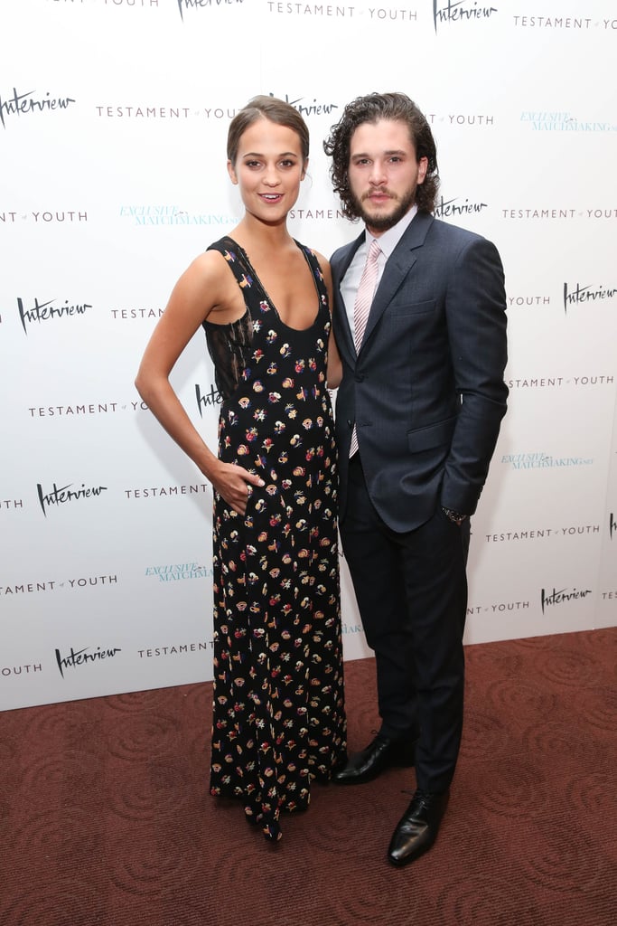 Vikander with her Testament of Youth costar Kit Harington.
Vikander's own journey took some time. She found her first big film role in the 2009 Swedish-language film Pure, and later, she made an English-speaking debut in 2012's Anna Karenina. Her role as the Queen of Denmark and Norway in 2012's A Royal Affair, which was nominated for the best foreign film Academy Award, was a game-changer.
Now, Vikander even considering a film makes headlines; her recent flirtation with the Tom Hanks project The Circle caused a stir, especially when she dropped out to reportedly accept parts in Assassin's Creed with Michael Fassbender and the next Bourne movie with Matt Damon.
A former ballerina, Vikander has the discipline to focus on her work despite the trappings of an increasingly successful film career. One side effect is, of course, increased attention. Vikander with her Testament of Youth costar Kit Harington.
Vikander's own journey took some time. She found her first big film role in the 2009 Swedish-language film Pure, and later, she made an English-speaking debut in 2012's Anna Karenina. Her role as the Queen of Denmark and Norway in 2012's A Royal Affair, which was nominated for the best foreign film Academy Award, was a game-changer.
Now, Vikander even considering a film makes headlines; her recent flirtation with the Tom Hanks project The Circle caused a stir, especially when she dropped out to reportedly accept parts in Assassin's Creed with Michael Fassbender and the next Bourne movie with Matt Damon.
A former ballerina, Vikander has the discipline to focus on her work despite the trappings of an increasingly successful film career. One side effect is, of course, increased attention.