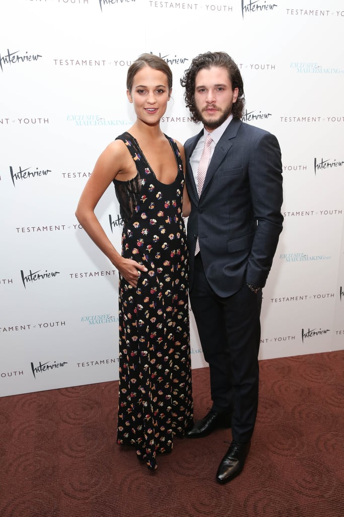 Vikander with her Testament of Youth costar Kit Harington.
Vikander's own journey took some time. She found her first big film role in the 2009 Swedish-language film Pure, and later, she made an English-speaking debut in 2012's Anna Karenina. Her role as the Queen of Denmark and Norway in 2012's A Royal Affair, which was nominated for the best foreign film Academy Award, was a game-changer. 
Now, Vikander even considering a film makes headlines; her recent flirtation with the Tom Hanks project The Circle caused a stir, especially when she dropped out to reportedly accept parts in Assassin's Creed with Michael Fassbender and the next Bourne movie with Matt Damon. 
A former ballerina, Vikander has the discipline to focus on her work despite the trappings of an increasingly successful film career. One side effect is, of course, increased attention.