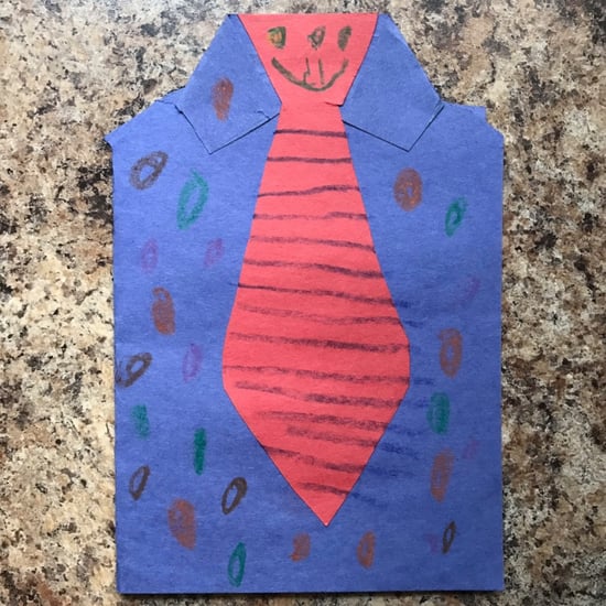 Boy Gives Older Brother Father's Day Card After Dad Left
