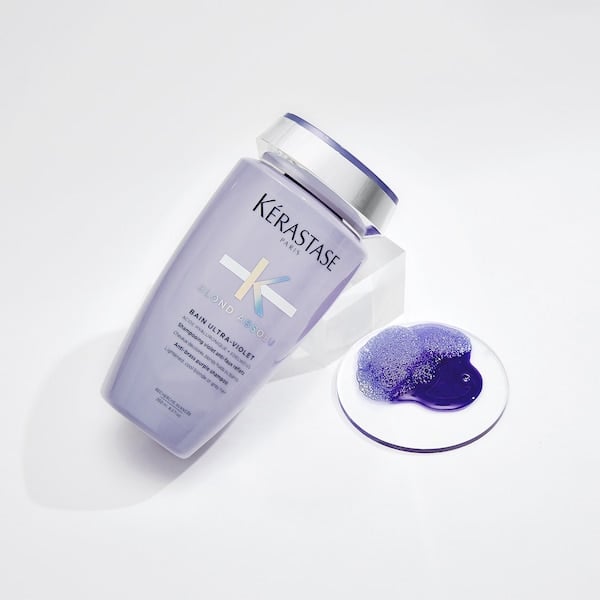 最好的补水紫色洗发水:Kerastase金发呈献Anti-Brass紫色的洗发水